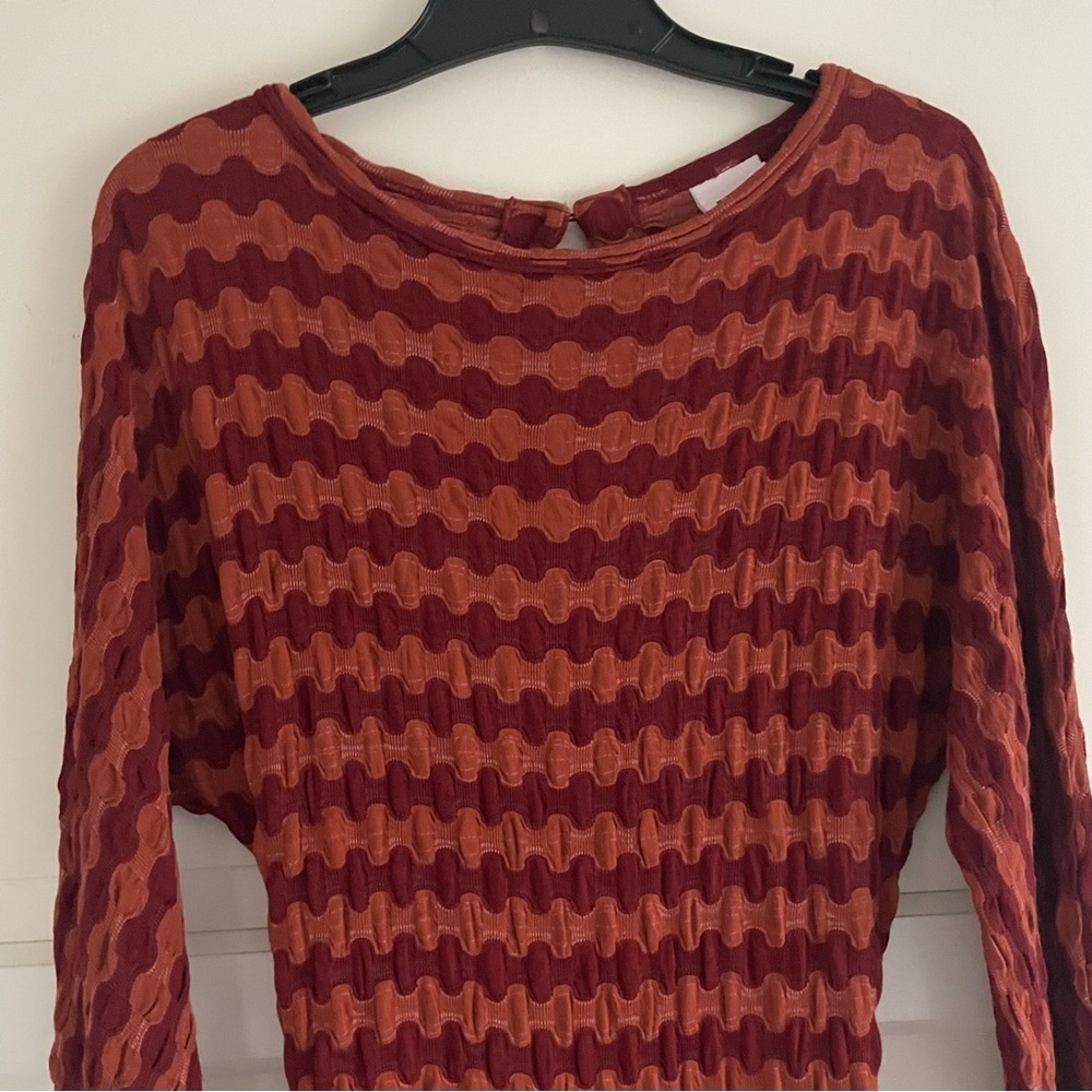 Rita Row Lirio striped rust color jumpsuit 20205 - Picture 10 of 15